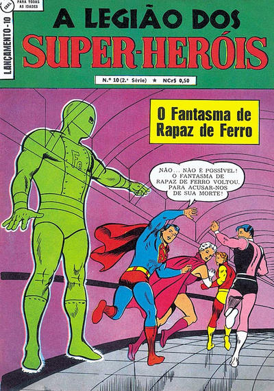 Cover for Lançamento (2ª Série) [A Legião dos Super-Heróis] (Editora Brasil-América [EBAL], 1968 series) #10