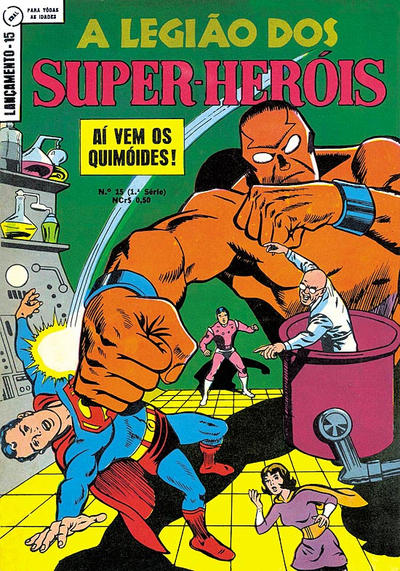 Cover for Lançamento (2ª Série) [A Legião dos Super-Heróis] (Editora Brasil-América [EBAL], 1968 series) #15