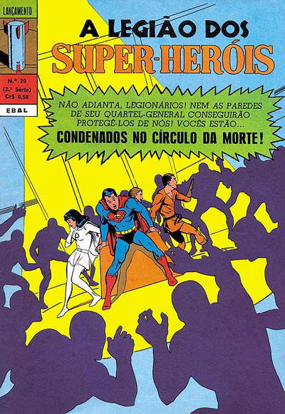 Cover for Lançamento (2ª Série) [A Legião dos Super-Heróis] (Editora Brasil-América [EBAL], 1968 series) #20