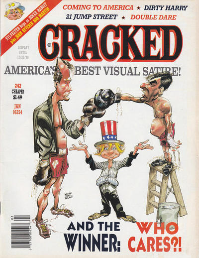 Cover for Cracked (Globe Communications, 1985 series) #242