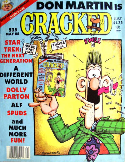 Cover for Cracked (Globe Communications, 1985 series) #235