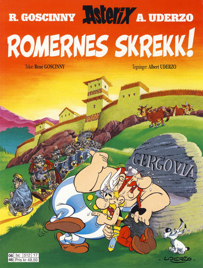 Cover for Asterix (Hjemmet / Egmont, 1969 series) #7 - Romernes skrekk! [11. opplag]