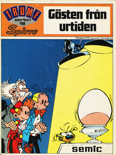 Cover for Trumfserien (Semic, 1971 series) #18 - Spirre: Gästen från urtiden