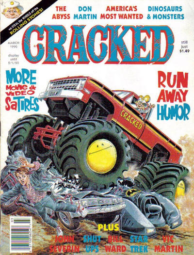 Cover for Cracked (Globe Communications, 1985 series) #252