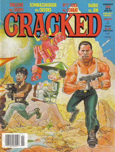 Cover for Cracked (Globe Communications, 1985 series) #225
