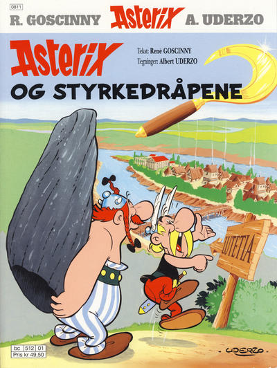 Cover for Asterix (Hjemmet / Egmont, 1969 series) #10 - Asterix og styrkedråpene [10. opplag [9. opplag]]