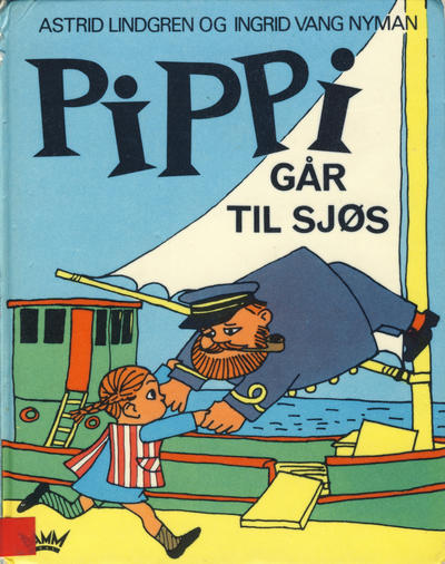 Cover for Pippi (N.W. Damm & Søn [Damms Forlag], 1971 series) #[4] - Pippi går til sjøs