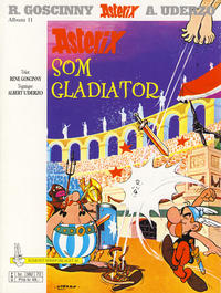 Cover for Asterix (Hjemmet / Egmont, 1969 series) #11 - Asterix som gladiator [9. opplag [8. opplag]]
