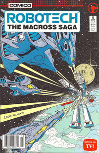 Cover for Robotech: The Macross Saga (Comico, 1985 series) #13 [Newsstand]