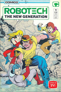 Cover Thumbnail for Robotech: The New Generation (Comico, 1985 series) #15 [Direct]
