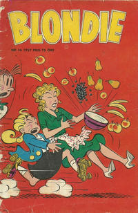 Cover Thumbnail for Blondie (Åhlén & Åkerlunds, 1956 series) #16/1957