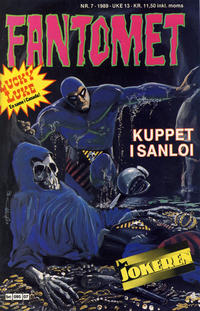 Cover for Fantomet (Semic, 1976 series) #7/1989