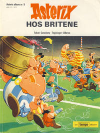 Cover Thumbnail for Asterix (Hjemmet / Egmont, 1969 series) #5 - Asterix hos britene [1. opplag]