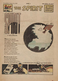 Cover for The Spirit (Register and Tribune Syndicate, 1940 series) #1/16/1949