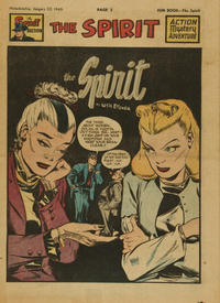 Cover for The Spirit (Register and Tribune Syndicate, 1940 series) #1/23/1949