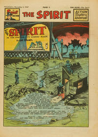 Cover for The Spirit (Register and Tribune Syndicate, 1940 series) #11/2/1947