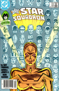 Cover for All-Star Squadron (DC, 1981 series) #59 [Newsstand]