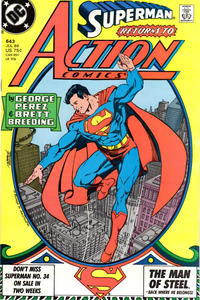 Cover for Action Comics (DC, 1938 series) #643 [Direct]
