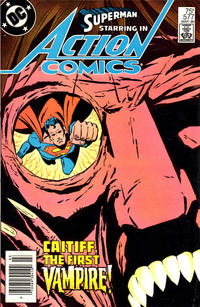 Cover Thumbnail for Action Comics (DC, 1938 series) #577 [Newsstand]