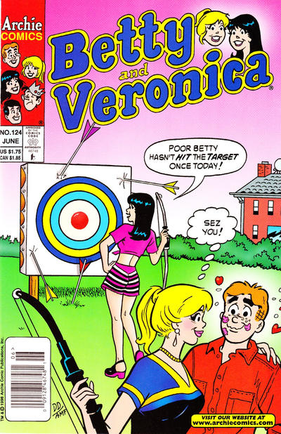 Cover for Betty and Veronica (Archie, 1987 series) #124 [Newsstand]