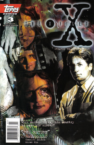 Cover for The X-Files (Topps, 1995 series) #3 [Newsstand]