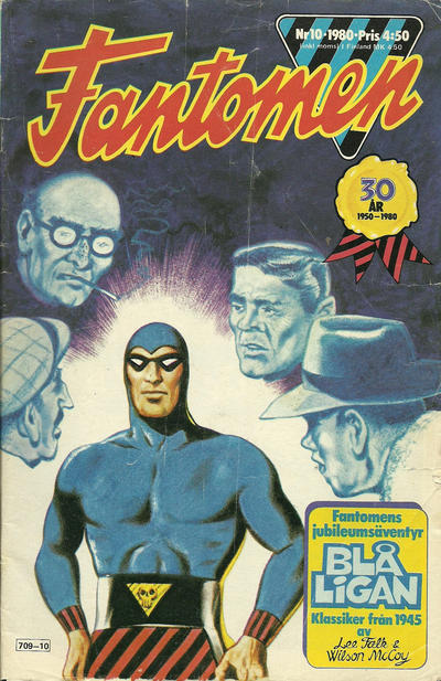 Cover for Fantomen (Semic, 1958 series) #10/1980