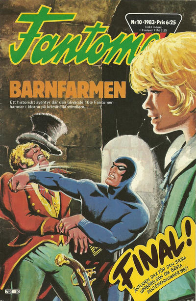Cover for Fantomen (Semic, 1958 series) #10/1983