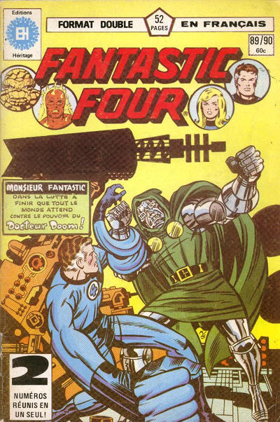 Cover for Fantastic Four (Editions Héritage, 1968 series) #89/90