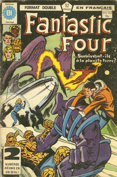 Cover for Fantastic Four (Editions Héritage, 1968 series) #111/112