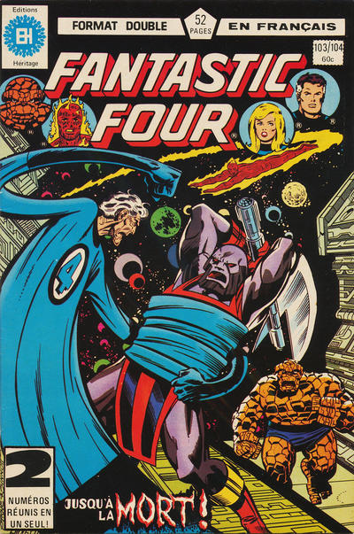 Cover for Fantastic Four (Editions Héritage, 1968 series) #103/104