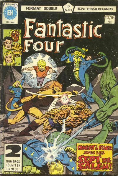 Cover for Fantastic Four (Editions Héritage, 1968 series) #113/114