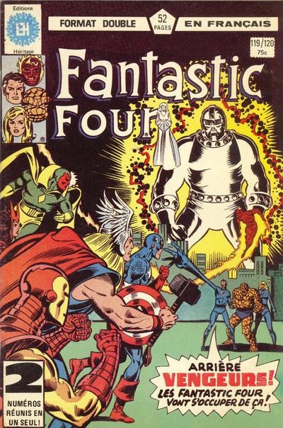Cover for Fantastic Four (Editions Héritage, 1968 series) #119/120