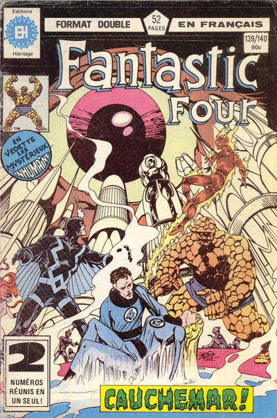 Cover for Fantastic Four (Editions Héritage, 1968 series) #139/140