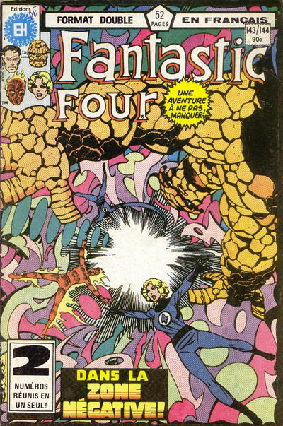 Cover for Fantastic Four (Editions Héritage, 1968 series) #143/144