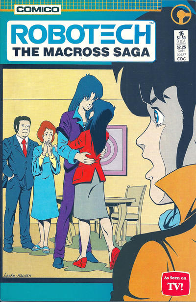 Cover for Robotech: The Macross Saga (Comico, 1985 series) #15 [Direct]