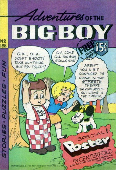 Cover for Adventures of the Big Boy (Webs Adventure Corporation, 1957 series) #188