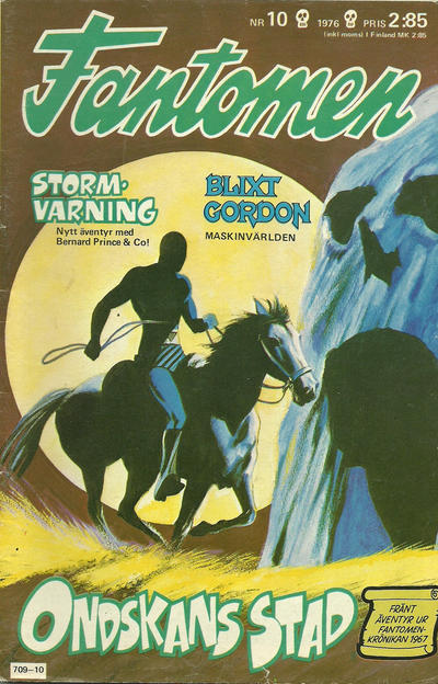 Cover for Fantomen (Semic, 1958 series) #10/1976