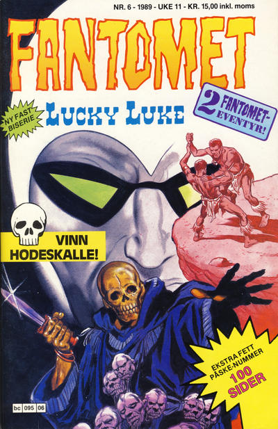 Cover for Fantomet (Semic, 1976 series) #6/1989