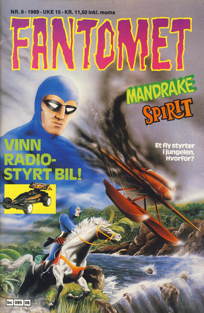 Cover for Fantomet (Semic, 1976 series) #8/1989