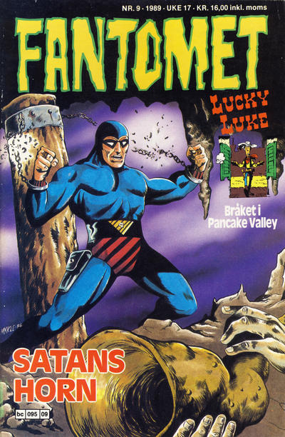 Cover for Fantomet (Semic, 1976 series) #9/1989