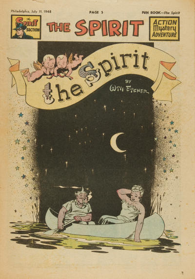 Cover for The Spirit (Register and Tribune Syndicate, 1940 series) #7/11/1948