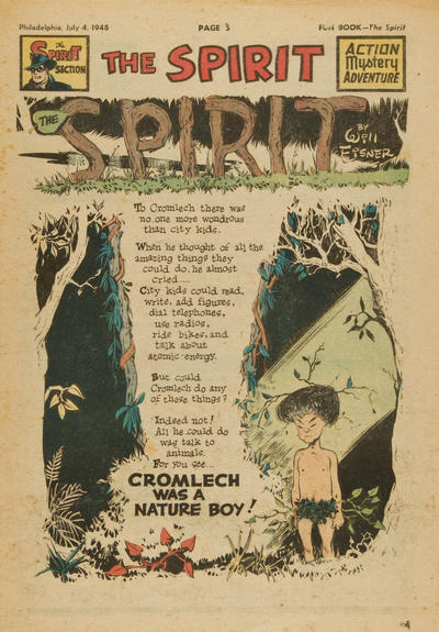 Cover for The Spirit (Register and Tribune Syndicate, 1940 series) #7/4/1948