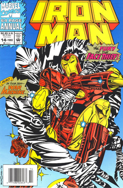 Cover for Iron Man Annual (Marvel, 1976 series) #14 [Newsstand]