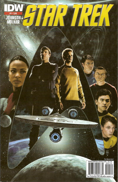 Cover for Star Trek (IDW, 2011 series) #1 [Second Printing]
