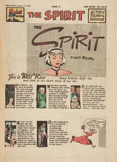Cover for The Spirit (Register and Tribune Syndicate, 1940 series) #4/4/1948