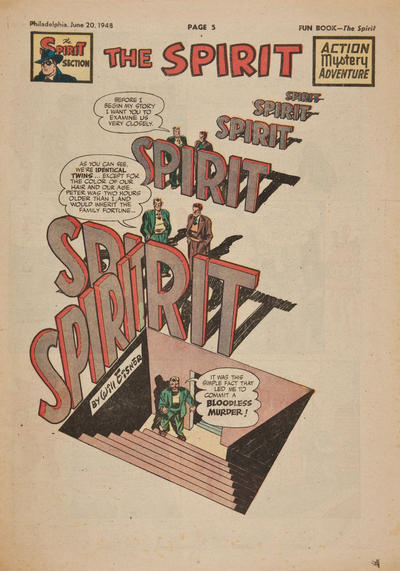Cover for The Spirit (Register and Tribune Syndicate, 1940 series) #6/20/1948