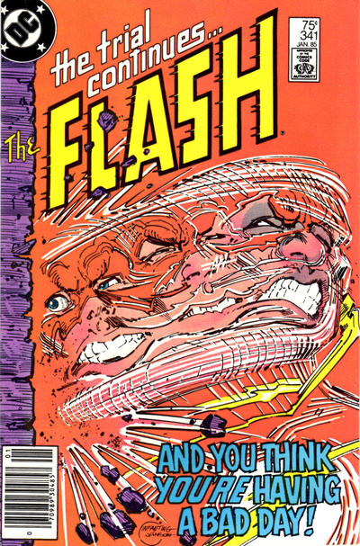 Cover for The Flash (DC, 1959 series) #341 [Newsstand]