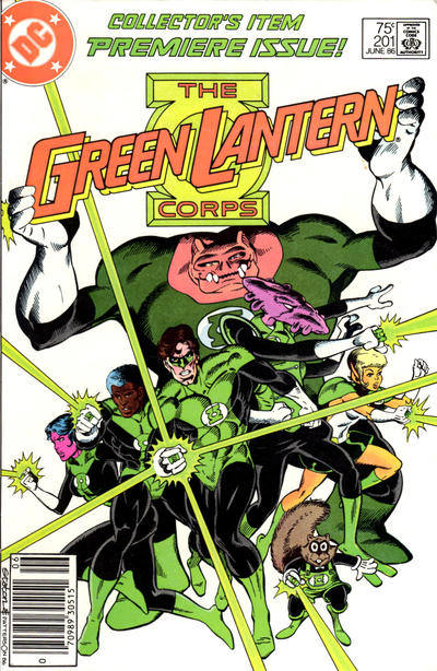 Cover for Green Lantern (DC, 1960 series) #201 [Newsstand]