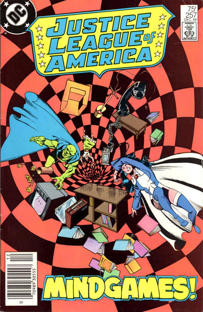 Cover for Justice League of America (DC, 1960 series) #257 [Newsstand]