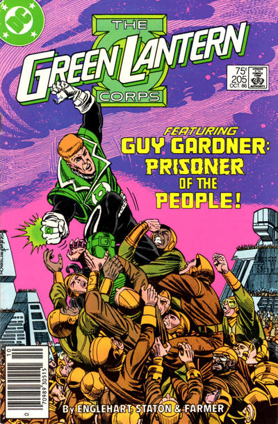 Cover for Green Lantern (DC, 1960 series) #205 [Newsstand]